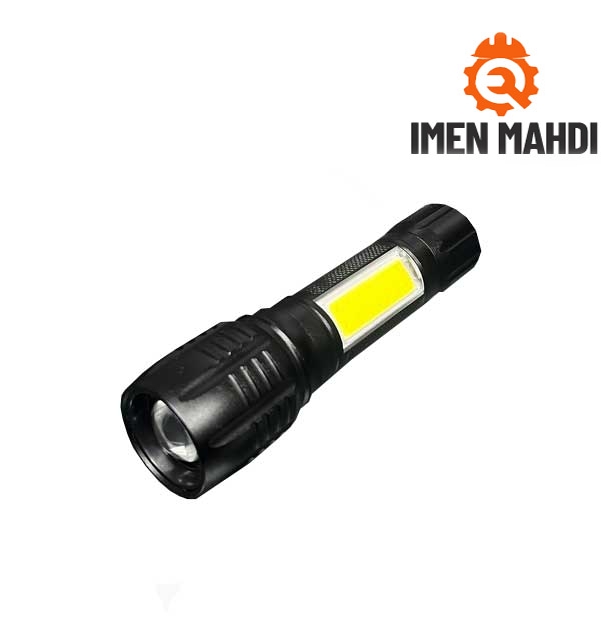 چراغ-قوه-6.jpg چراغ دستی پلیسی T6 با مهتابی کمپی - تصویر 1